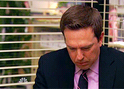 The Office Andy Bernard Crying GIF
