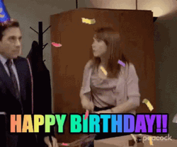 The Office Birthday Michael And Erin Dancing GIF