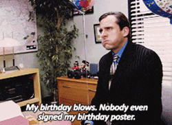 The Office Birthday Michael Scott Complaining GIF