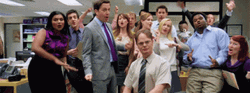 The Office Cast Welcome To The Team Meme GIF