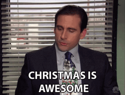 The Office Christmas Is Awesome GIF
