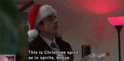 The Office Christmas Spirit Booze GIF