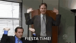 The Office Fiesta Time Work Anniversary Meme GIF