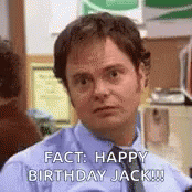 The Office Happy Birthday Dwight Schrute Funny Face GIF
