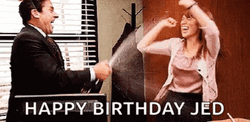 The Office Happy Birthday Jed Celebration GIF