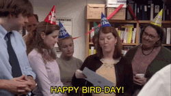 The Office Happy Birthday Meredith Palmer GIF