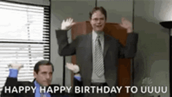 The Office Happy Birthday To You Raise The Roof GIF