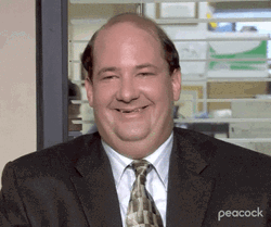 The Office Kevin Malone Snickering GIF
