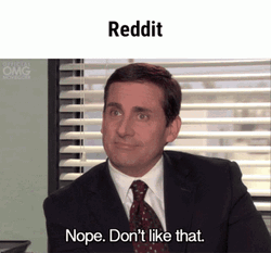 The Office Michael Scott Steve Carell Nope Don't Like Reddit Meme GIF