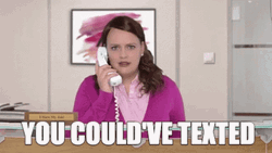 The Office Pam Beesly You Could've Sent Text Message GIF