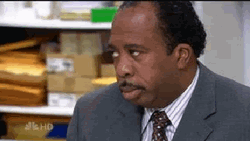 The Office Stanley Eyeroll GIF
