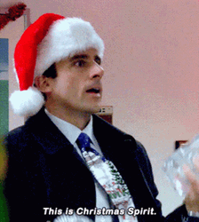 The Office This Is Christmas Spirit GIF