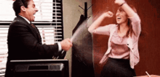 The Office Wine Celebration Work Anniversary Meme GIF