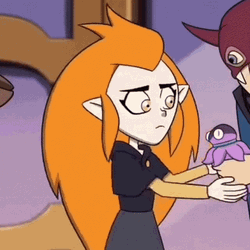 The Owl House Edalyn Clawthorne Receiving Gift GIF