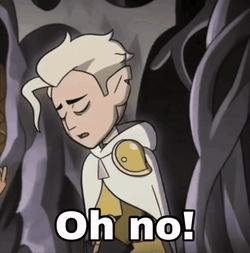 The Owl House Hunter Oh No Eyeballs GIF