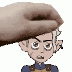 The Owl House Hunter Pats GIF