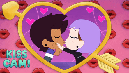 The Owl House Kiss Cam Luz And Amity GIF