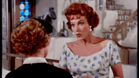 The Parent Trap Movie Maureen O'Hara Spilling Tea GIF