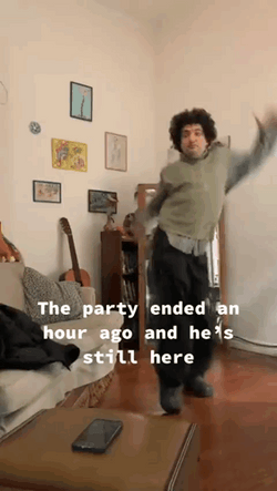 The Party Ended Meme GIF