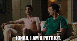 The Patriot Man Pointing Himself GIF