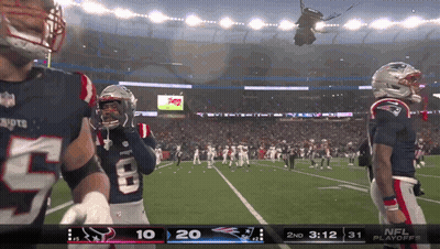 The Patriots Are Playing The Houston Texans In A Nfl Playoff Game GIF