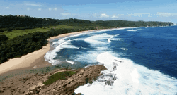 The Perfect Waves In Sawarna Beach GIF