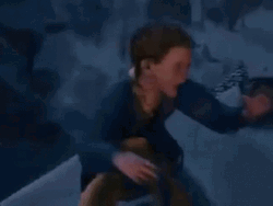 The Polar Express Hero Boy Jumps Off Train GIF