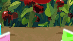 The Powerpuff Girls Catching Big Tomato GIF