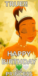 The Princess And The Frog Birthday Queen GIF