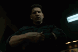 The Punisher Frank Castle Covering Up GIF