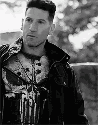 The Punisher Frank Castle Skull Shirt GIF
