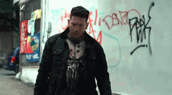 The Punisher Frank Castle Walking GIF