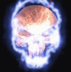 The Punisher Skull Animation GIF