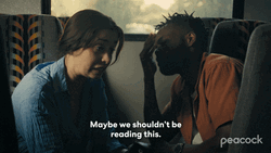 The Resort Series Noah And Emma Reading Text Message GIF