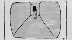 The Ring Cartoon Sketch Jump Scare GIF