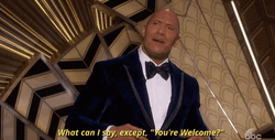 The Rock Dwayne Johnson You're Welcome GIF