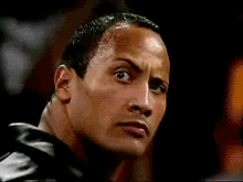 The Rock Eyebrow Raise Montage WWE GIF