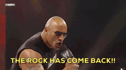 The Rock Has Come Back