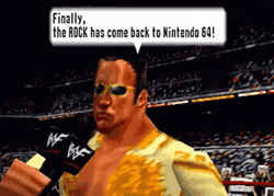 The Rock Nintendo 64 GIF
