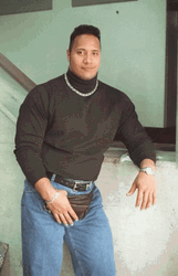 The Rock Shaking Head Meme GIF