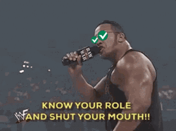 The Rock Shut Your Mouth GIF