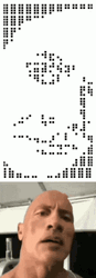 The Rock Side Eye Pixel Art Meme GIF