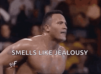 The Rock Smell GIF