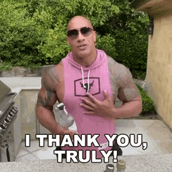 The Rock Thank You