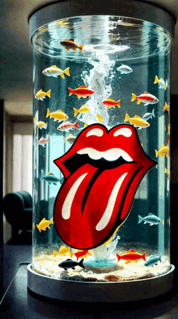 The Rolling Stones Aquarium GIF