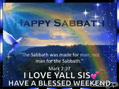 The Sabbath Was Made For Man Not Man For The Sabbath . Mark 2:27 GIF