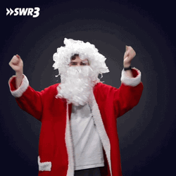 The Santa Clause Being Cheerful GIF