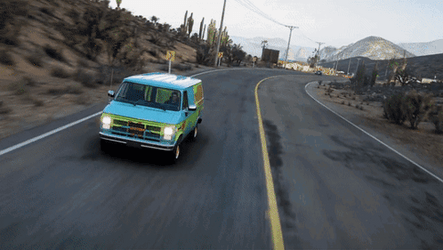 The Scooby Doo Van Ride GIF