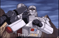 The Shade By Transformers Megatron GIF