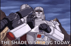 The Shade Is Strong Today GIF